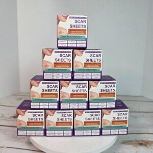 Lot of 10 Silicone Scar Sheets For Effective Scar Treatment - Silicone 1.6" x 59